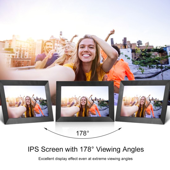 Frameo 10.1 Inch WiFi Digital Picture Frame with 32GB Storage, HD IPS Touch Screen, Auto-Rotate, Wall Mountable Frameo 10.1 Inch WiFi Digital Picture Frame with 32GB Storage, HD IPS Touch Screen, Auto-Rotate, Wall Mountable
